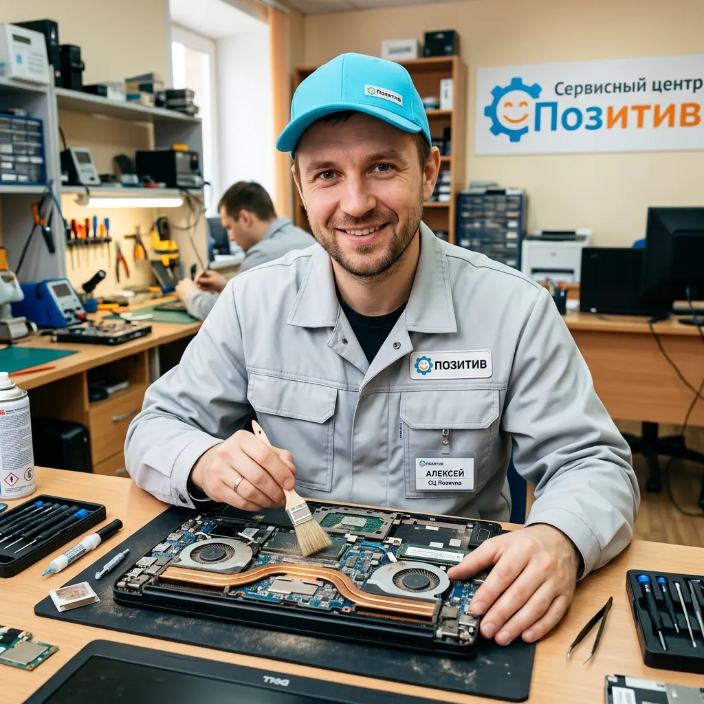 Чистка ноутбука от пыли в Прокопьевске | Замена термопасты
