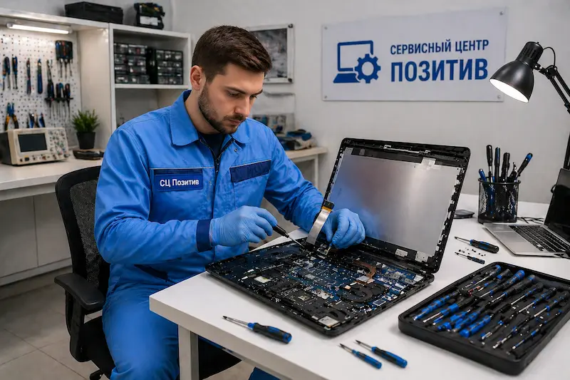 Замена шлейфа матрицы ноутбука в Прокопьевске