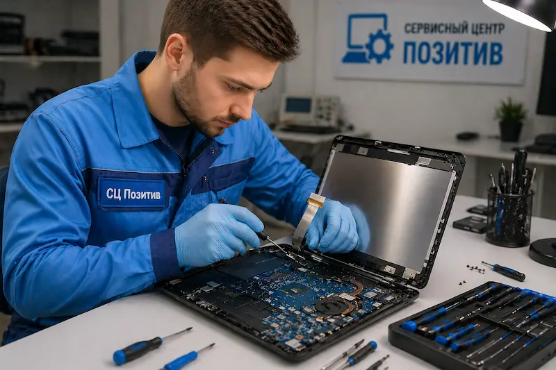 Ремонт шлейфа матрицы ноутбука в Прокопьевске