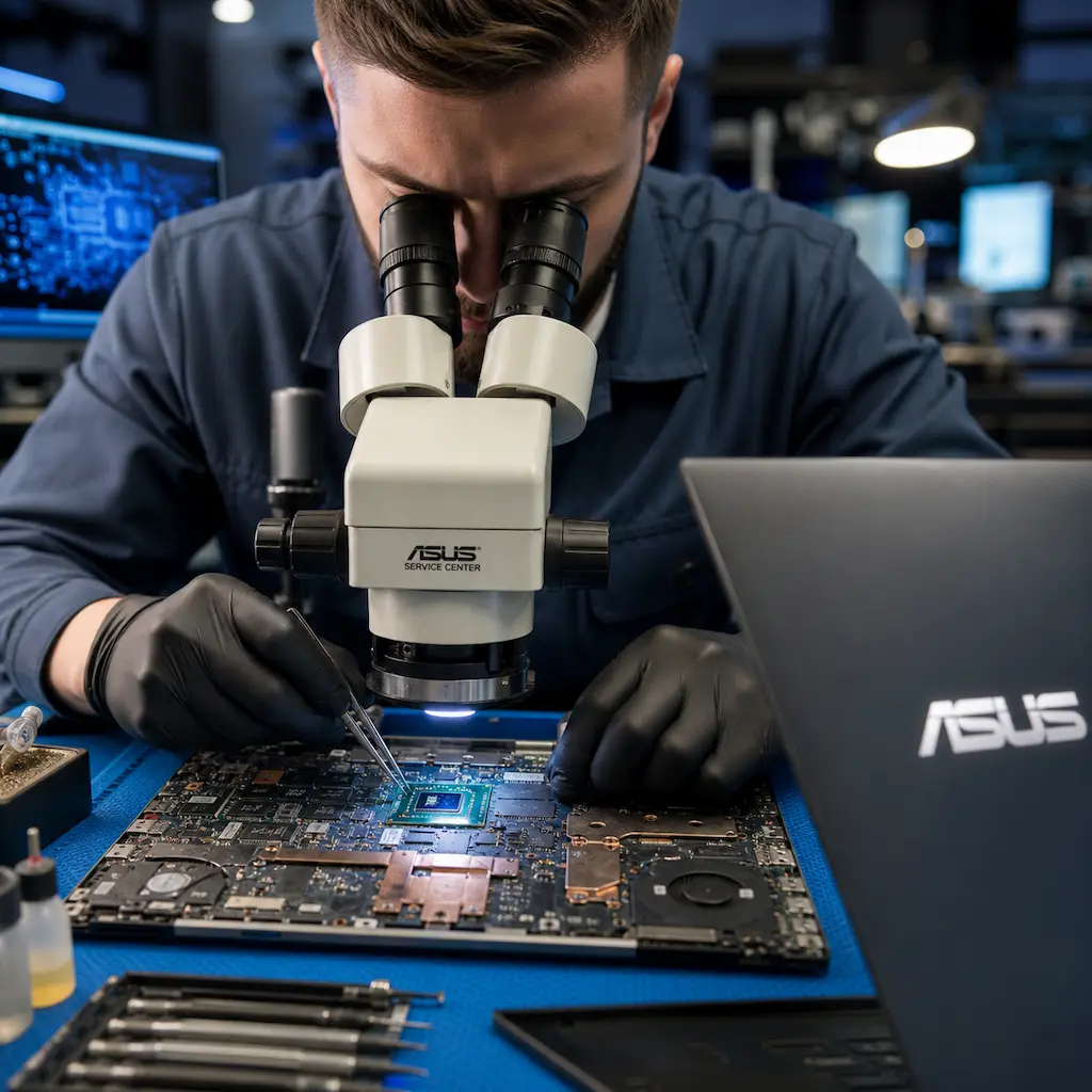 Замена видеокарты ноутбука Asus в Прокопьевске
