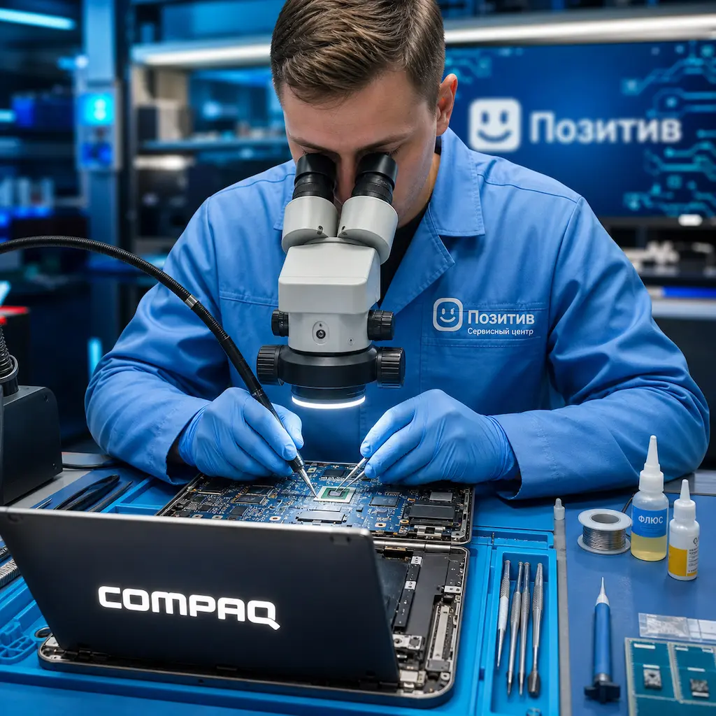 Замена видеокарты ноутбука Compaq в Прокопьевске