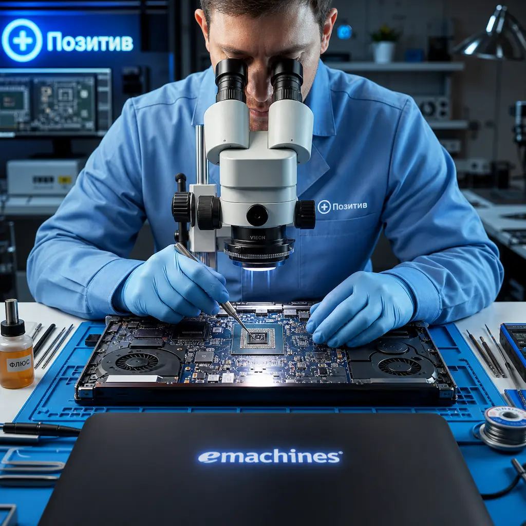Замена видеокарты ноутбука Emachines в Прокопьевске