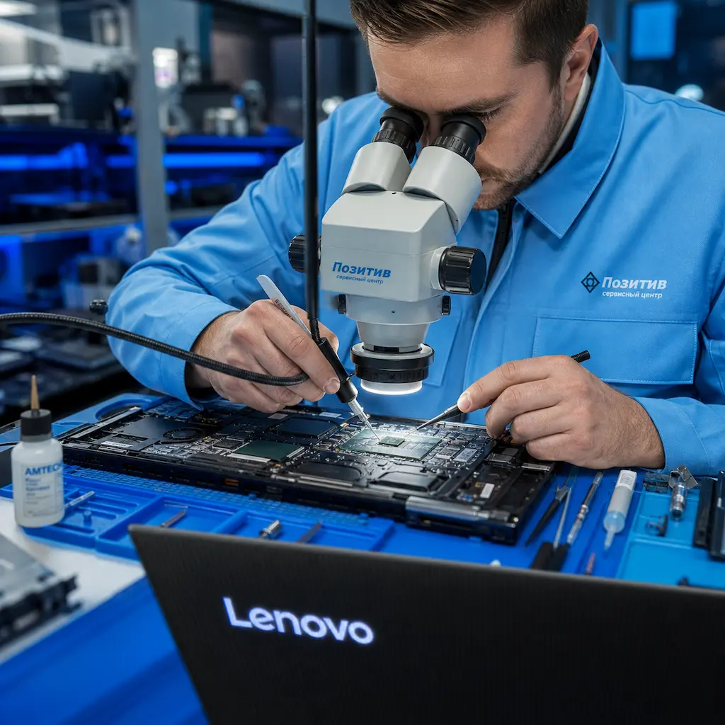 Замена видеокарты ноутбука Lenovo в Прокопьевске