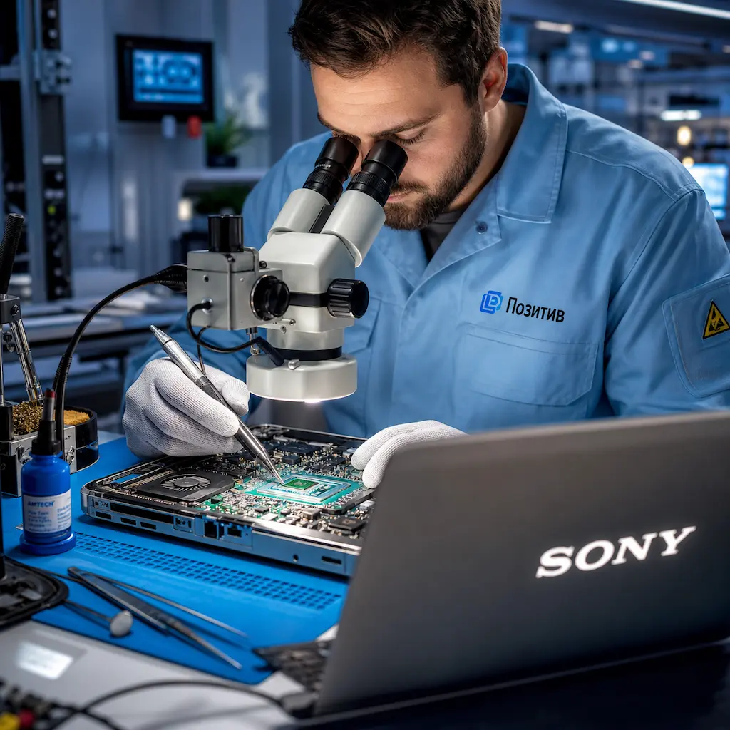 Замена видеокарты ноутбука Sony в Прокопьевске