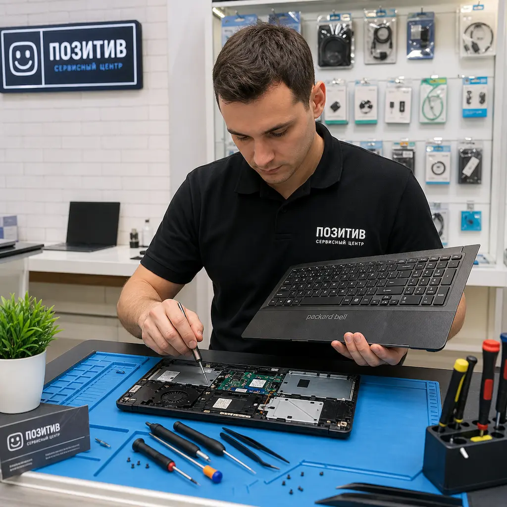 заменить клавиатуру на ноутбуке Packard Bell в Прокопьевске