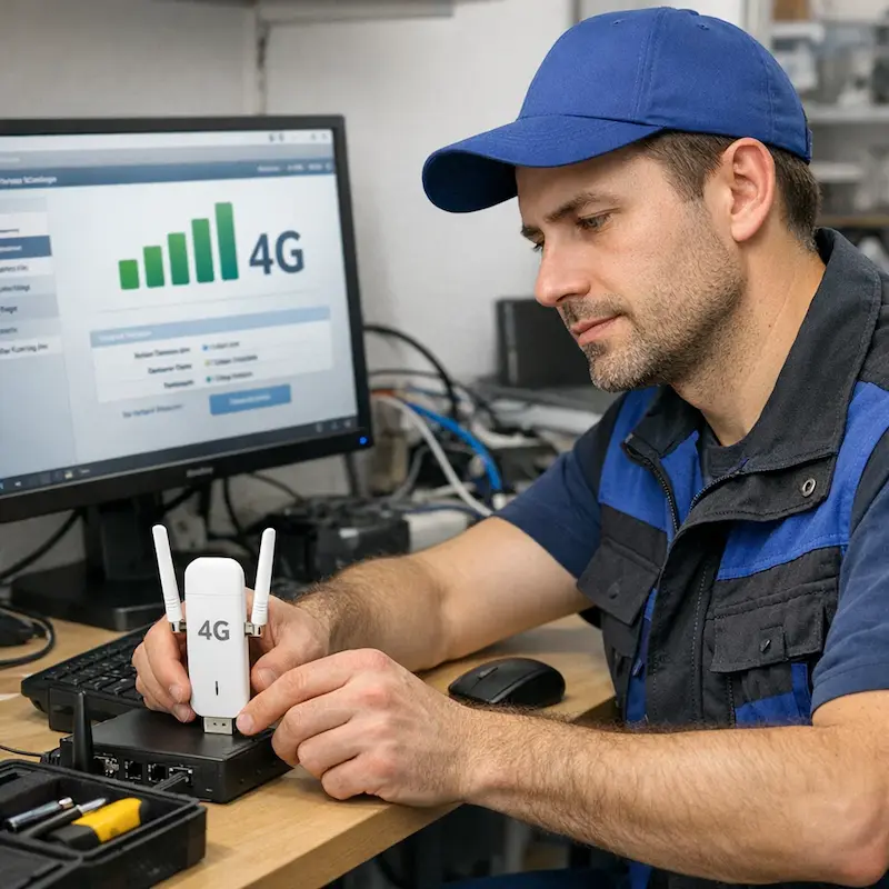 Настройка LTE модема в Прокопьевске