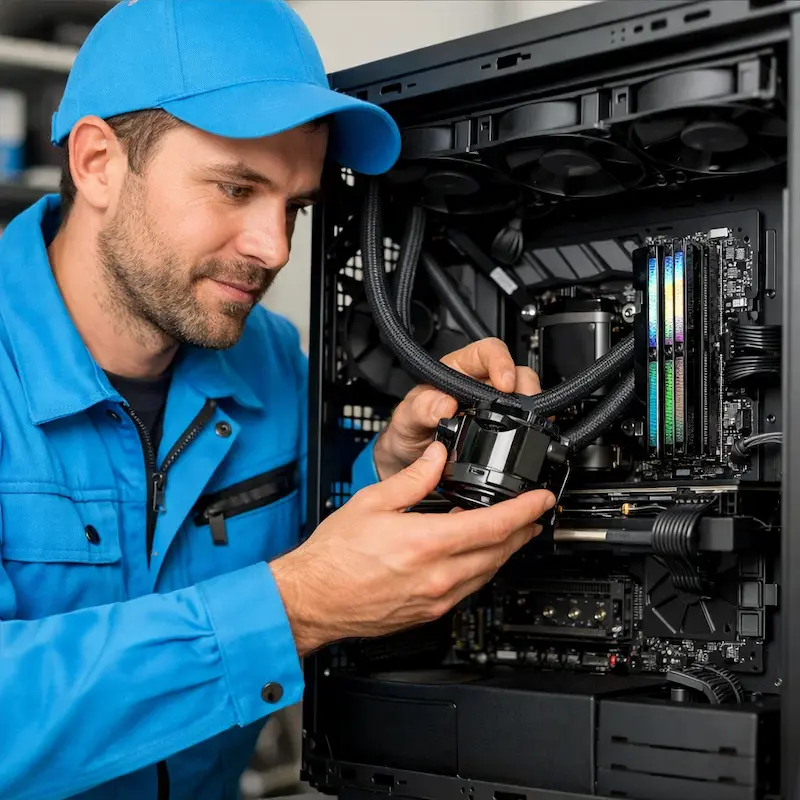 Установка СЖО на ПК в Прокопьевске