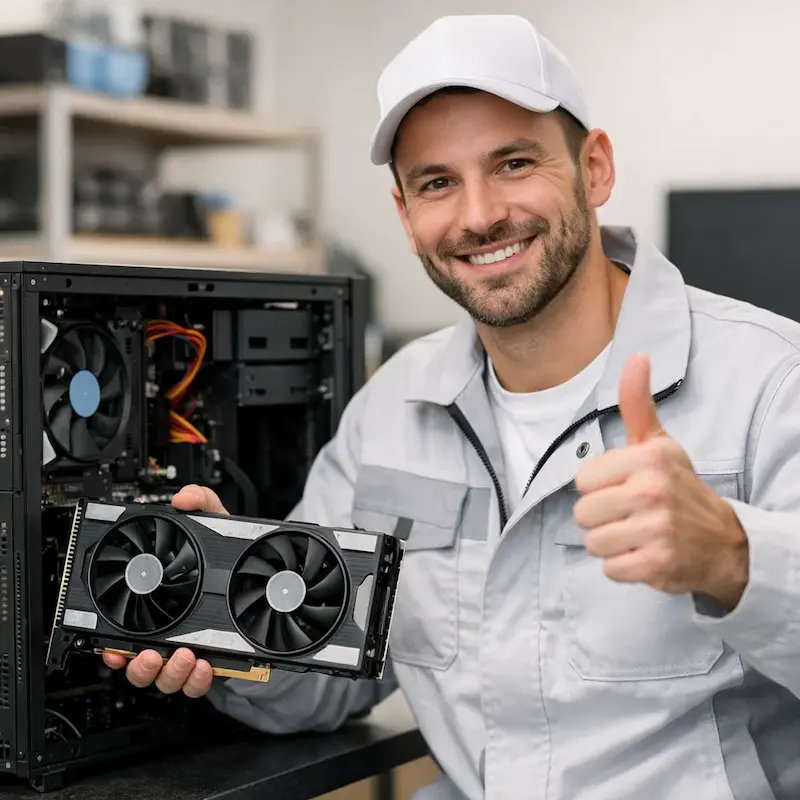 установка видеокарты на ПК в Прокопьевске